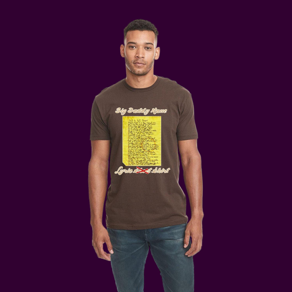 Big Daddy Kane's "Lyrics Sheet" Tee