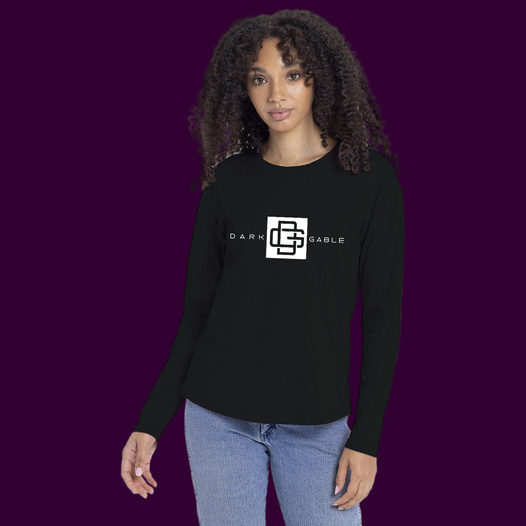Dark Gable™ Ladies "Signature" Relaxed Long Sleeve Tee