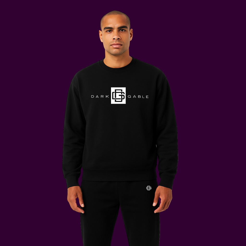 Dark Gable™ Men’s "Signature"  Heavyweight Crew Sweatsuit