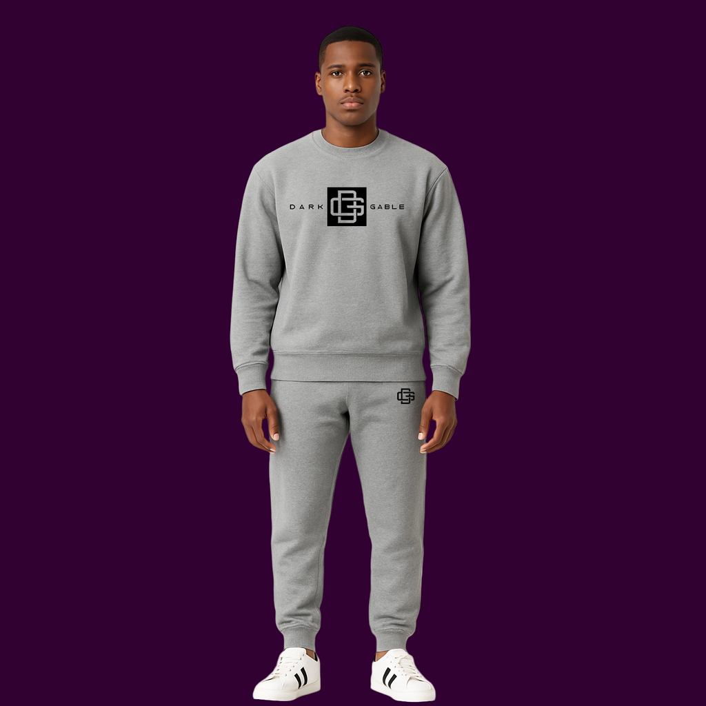 Dark Gable™ Men’s "Signature"  Heavyweight Crew Sweatsuit