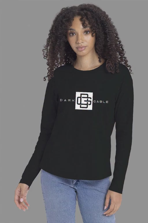 Dark Gable™ Ladies "Signature" Relaxed Long Sleeve Tee