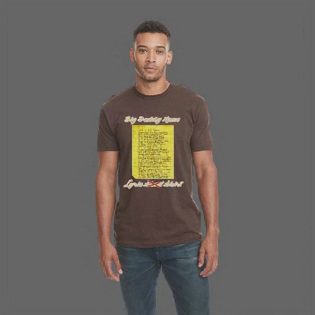 Big Daddy Kane's "Lyrics Sheet" Tee